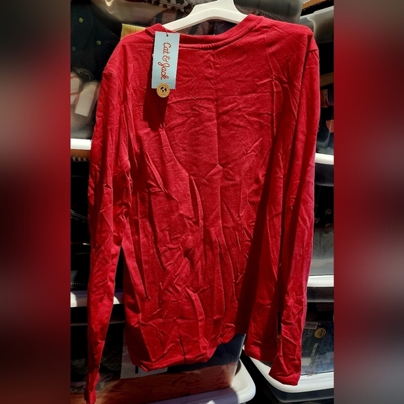 Cat & Jack Monster Truck Christmas Tree Long Sleeve Tee T-hirt Boy's Large 12-14 - Picture 3 of 7